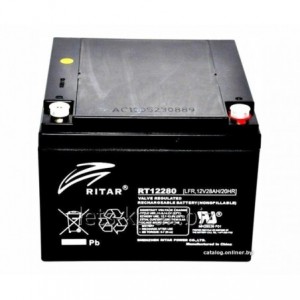 BATTERY SLA 12V 28AH 166x175x125 RT12280