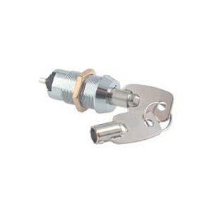Switch Key Lock Large Rnd 4-TERMINAL OFF-ON-ON B0871 / B0870