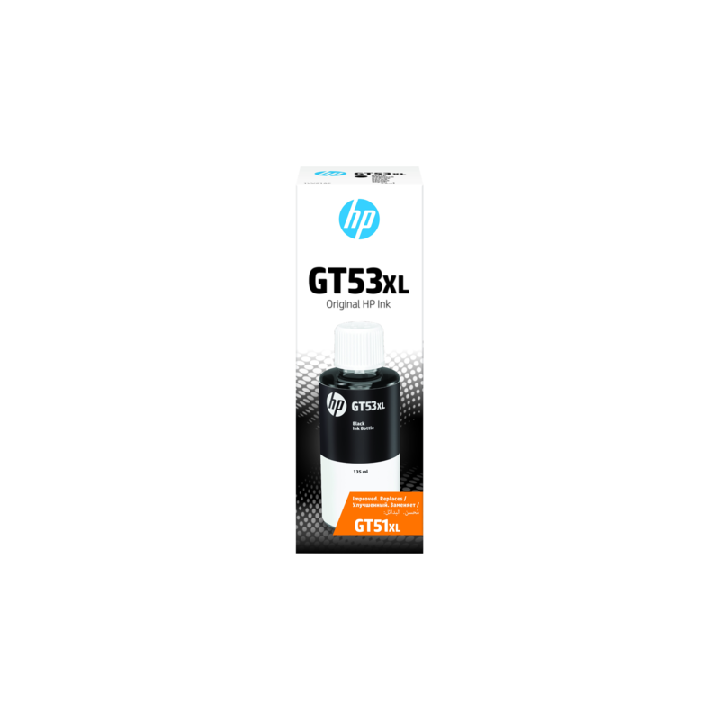 HP GT53 135ml Black Original Ink Bottle