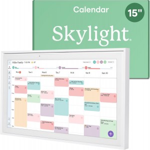 Skylight Calendar 2 15” Smart Family Planner | Bring Your Family’s Schedule Together Beautifully - All in One Smart Display