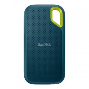 SanDisk Extreme Portable SSD 1050MB/s R- 1000MB/s W- PC- MAC &amp; Smartphone Compatiable- 2TB- 5 Y Warranty- Monterey color- IP 65 resistance and 3-meter drop protection