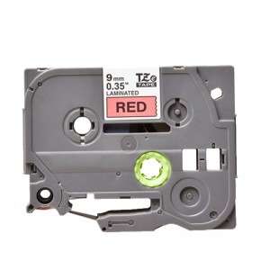 Compatible BROTHER TZE 421 Labelling Tape Cassette - 9mm Black on Red 8m