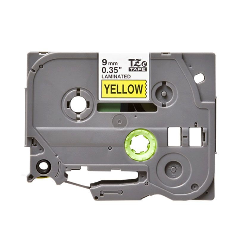 Compatible Brother TZE 621 Labelling Tape Cassette - 9mm Black on Yellow 8m