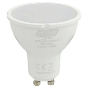 Lamp LED 5W GU10 220VAC C/WHITE L2P-5C