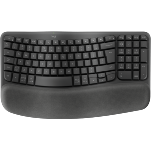Logitech® Wave Keys wireless ergonomic keyboard - Graphite