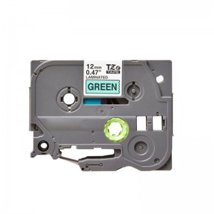 Compatible Brother TZE 731 Labelling Tape Cassette - 12mm Black on Green 8m