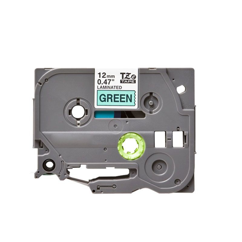 Compatible Brother TZE 731 Labelling Tape Cassette - 12mm Black on Green 8m