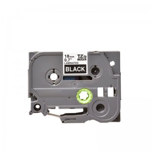 Compatible Brother TZE 345 White On Black Labelling Tape – 18mm
