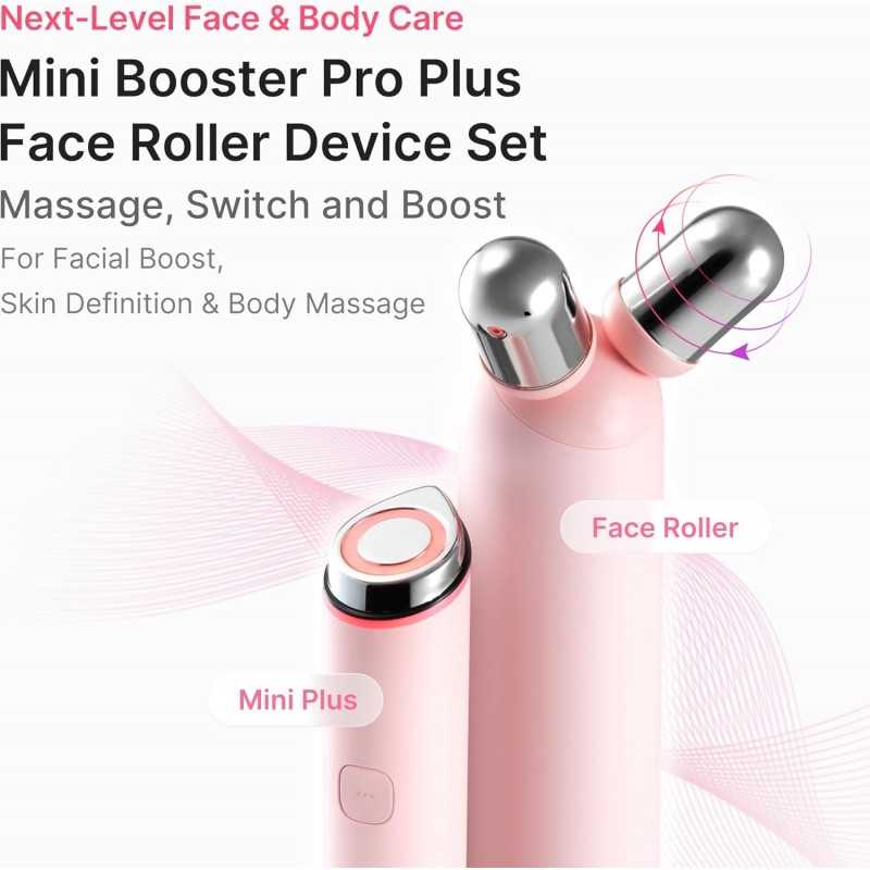 Medicube Mini Booster Pro Plus Face Roller Device Set | Sculpt