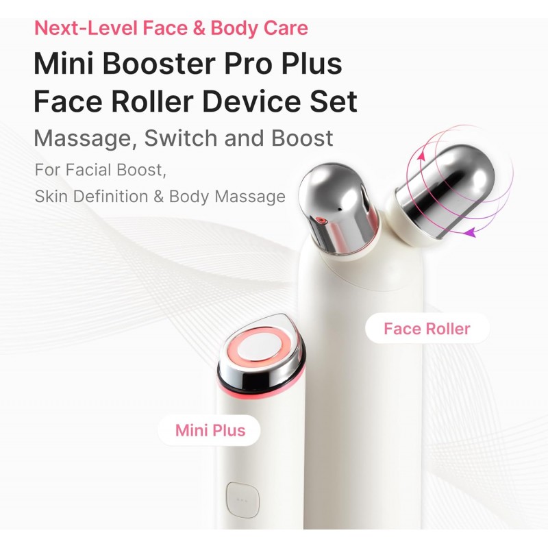 Medicube Mini Booster Pro Plus Face Roller Device Set | Sculpt