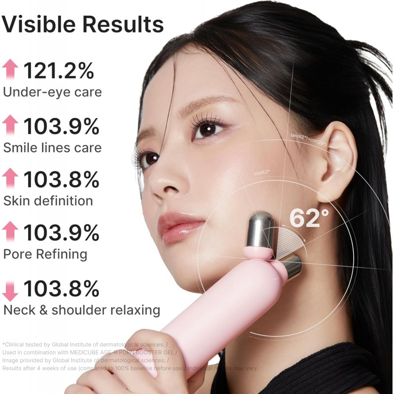 Medicube Mini Booster Pro Plus Face Roller Device Set | Sculpt
