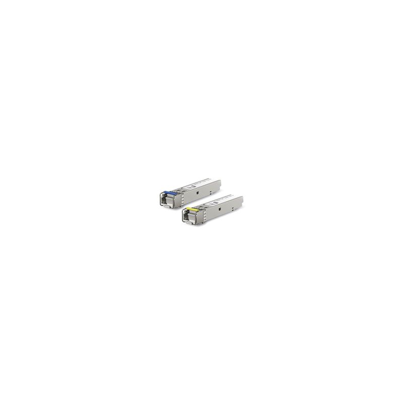 Ubiquiti U Fiber, Single-Mode Module SFP, 1Gbps, BiDi, 2-Pack