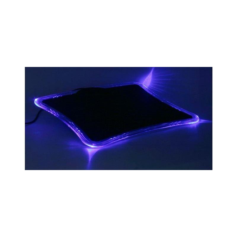 Flexiglow Glass LED Blue Mouse Pad