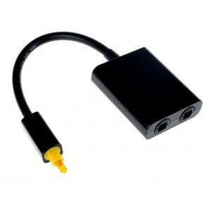 Optical SPDIF Cable Splitter Adapter