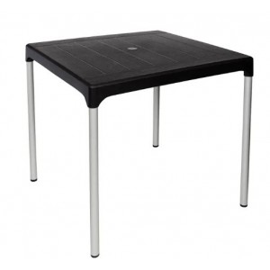 Contour Chelsea Table Aluminium Legs Black