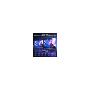 BENFEI 000447G HDMI 1-In to 2-Out Amplified Splitter for Dual Displays- Supports Ultra HD 4K@60Hz and Full HD 1080P Resolution and HDCP 2.3- HDR 10- Dolby Vision – Grey Colour