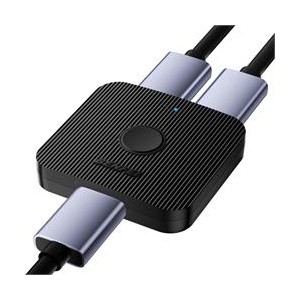 BENFEI 000298K HDMI 2-In 1-Out / 1-In 2-Out Bi-Directional Switcher Supports up to 4K@60Hz / 1080P / 3D Video and Delivers 10.2Gbps bandwidth – Black Colour