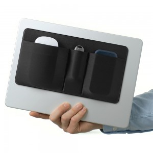 3-Pocket Laptop Organizer &amp; Mouse Holder Sleeve | Keep Your Essentials Organised Wherever You Work.