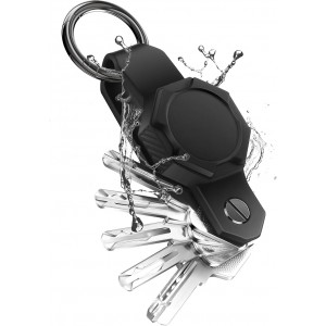 Minimalist Silicone AirTag Key Organizer Keychain | Holds Up To 6 Keys
