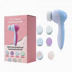 7-in-1 Facial Cleansing Brush &amp; Silicone Face Scrubber | Deep Clean Skin Starts Here