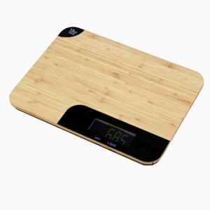 2-in-1 Bamboo Cutting Board with Digital Food Scale | 15kg Weight Capacity | Prep - Chop &amp; Measure - All on One Smart Kitchen Board