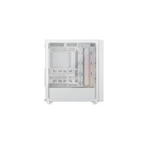 3200D RS ARGB Mid-Tower PC Case 3x RS120 ARGB fans incl - White.
