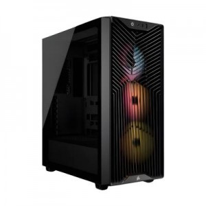 3200D RS ARGB Mid-Tower PC Case 3x RS120 ARGB fans incl - Black.