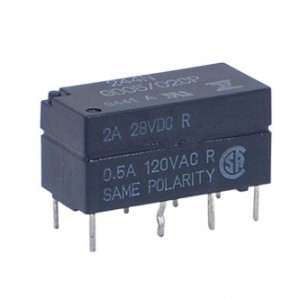 Relay PCB-MOUNT Dpdt 5V 2A Rect 8PIN FBR244NG005/02CP