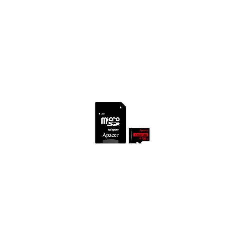 Apacer 64GB Class 10 Micro-Sd+Adaptor - GeeWiz