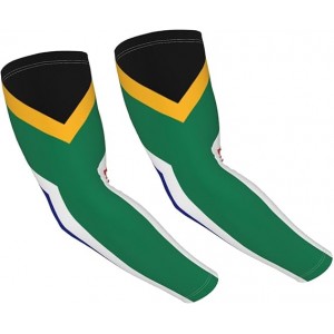 South Africa Flag Arm Sleeves - UV Protection Compression Sports Sleeves | Performance- Protection &amp; South African Pride