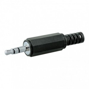 LinkQnet 3.5mm Male Mini-Jack Plastic Stereo Audio Connector