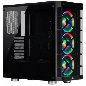 Corsair Crystal Series 465X RGB Black ATX Chassis