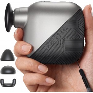 RENPHO Micro Pocket Mini Massage Gun | Ultra-Light Deep Tissue Percussion | Tiny in Size. Massive in Relief. Recovery That Fits in Your Pocket. Massager