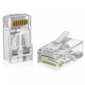 Pass Through RJ45 Connectors (100)