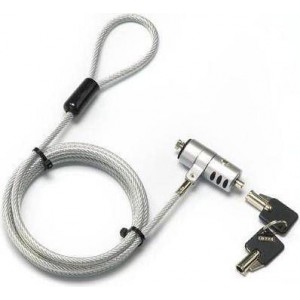 Push-in Key Type (4mm) Wedge Notebook Cable Lock