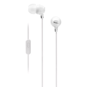 Sony MDR-EX15AP White InEar Earphone with Mic