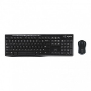LOGITECH WIRELESS MOUSE &amp; KEYBOARD COMBO MK270 BLK