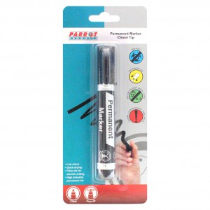 Chisel Tip Permanent Marker -Black