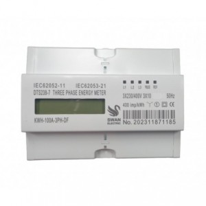Kwh Meter 100A 3P Digital Face KWH-100A-3PH-DF