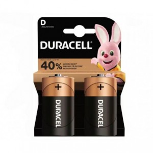 R20DDURACELL BATTERY 1.5V ALKALINE-2P/CARD MN1300-2