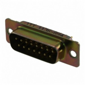 Plug D-SUB 15W Pcb Straight Metal Pcb Pins 15MDS1