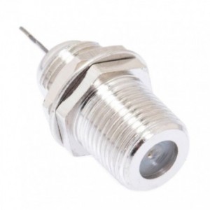 F Type Coaxial Female Bulkhead Socket Connector - F1094