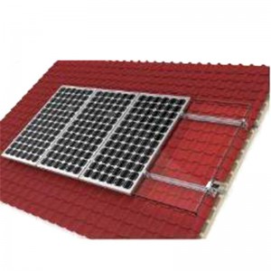 Solar Mount Kit 4 x 60 / 72 cell Portrait Orientation Onto Angled Tile Roof (Inland)