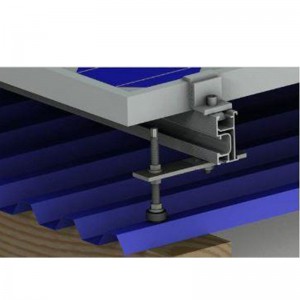 Solar Mount Kit 4 x 60 / 72 cell Portrait Orientation Onto Angled Tile Roof (Inland)