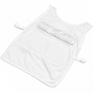 Hoppla Jackal Caddy Bib with PVC Name Sleeve-White