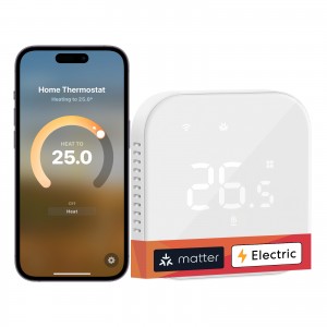 Meross MTS215-EU Smart Wi-Fi Thermostat for Electric Heating Systems | Smart Heating Made Simple