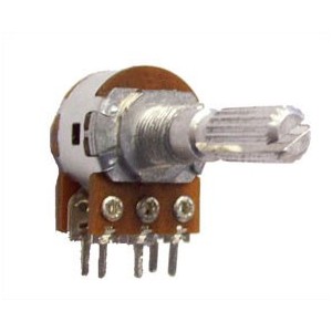 POTENTIOMETER WITH SWITCH LIN PCB 17mm 10K F16KSH-N-B10K-L25KQD
