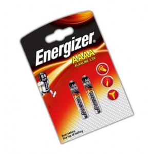 LR8/AAAA Energizer Alkaline Bat 1.5V - 2/PACK 7638900202410 *a*