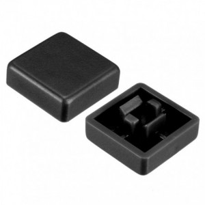 Tactile Switch Cover Blk Square B1729 B17171-BK