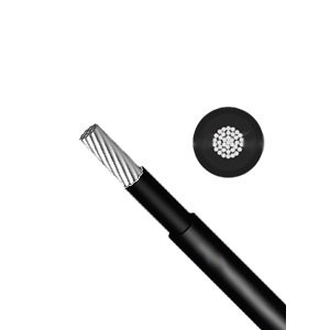 6mm2 Single-core DC Cable 1m - Black
